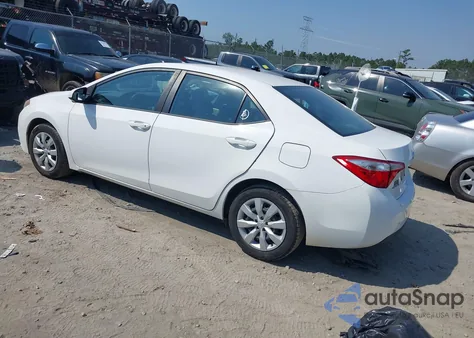 2016 Toyota Corolla Le z USA, uszkodzony, nr VIN 5YFBURHE6GP552104